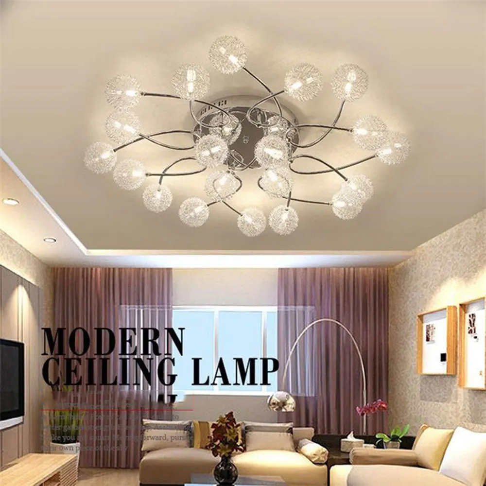 Ac110v 220 v moderne lutres led lampe lampe g4 led kristall aluminium draht deckenleuchten wohnzimmer