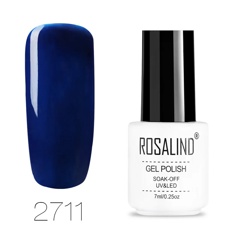 ROSALIND праймер гель лак для ногтей для маникюра Укрепляющий гель лак Отмачивание лака Полупостоянный УФ лак-гель покрытие гель для ногтей - Цвет: 2711