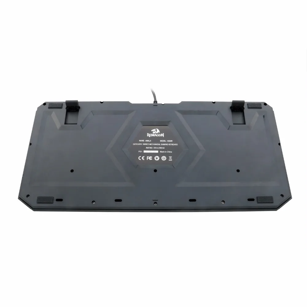 Механическая игровая клавиатура Redragon K558 Радужная светодиодный с подсветкой