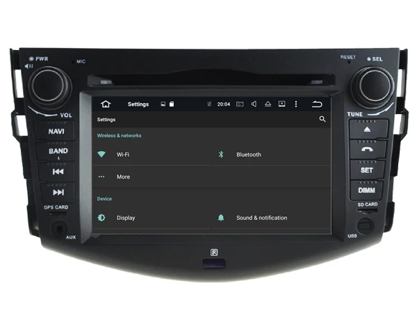 Top Fit for TOYOTA RAV4  2006-2012 OTOJETA touch screen Android 9.1 Car DVD Head UNIT 32gb rom 3G/4G autoradio GPS PLAYER 3