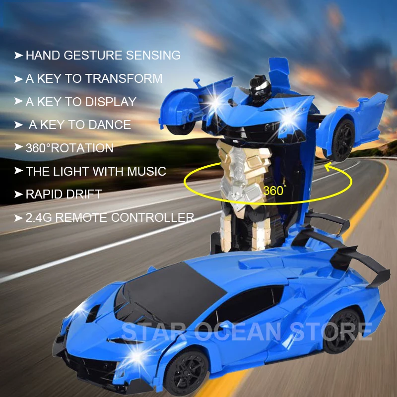 gesture sensing transformer car