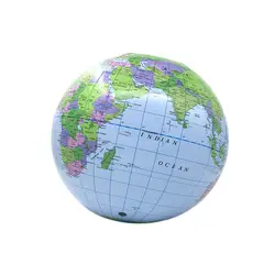 30 см надувной шар мировая Земля Карта океана шар География обучения Развивающие пляжный мяч детские игрушки домашнего офиса украшения