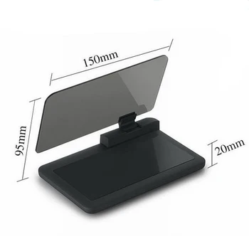 

Anti slip H6 Smartphone Projector Head Up Display GPS Smartphone Navigation HUD display Holder