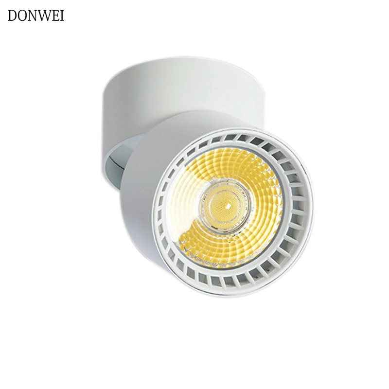 

DONWEI Foldable COB background spot light 360 Degree Rotatable 3W/7W/12W/15W LED surface mounted ceiling lamp AC 85-265V