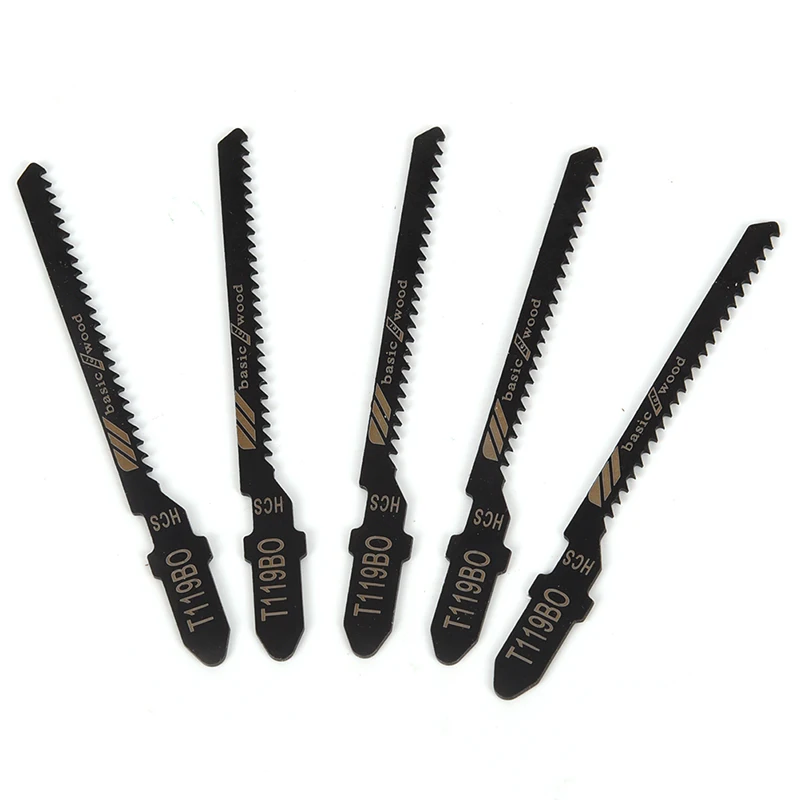 25pcs High Carbon Steel Hard Wood Curve Cut Jigsaw Sabre Curve Saw Blades For Home DIY Woodworking