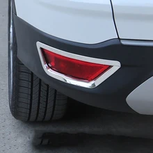 Accessori auto Esterno ABS Cromato Posteriore Fendinebbia Copertura Della Lampada di Coda Protezione della Luce di nebbia Trim Per Ford Kuga Fuga 2013 2014 2015