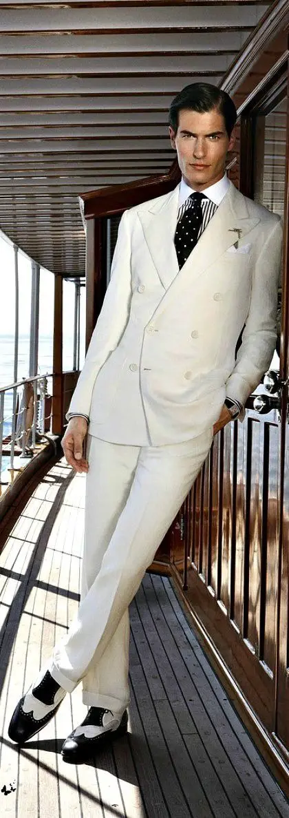 Latest Coat Pant Designs Ivory double-breasted peaked lapel tuxedos wedding business beach street slim fit jacket+pants
