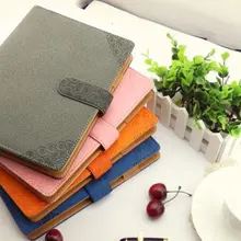 Серые, розовые, синие оранжевые Цвет кожаный чехол милые повседневные повестки дня еженедельно ежемесячно план A5 Органайзер ежедневник блокнот Тетрадь