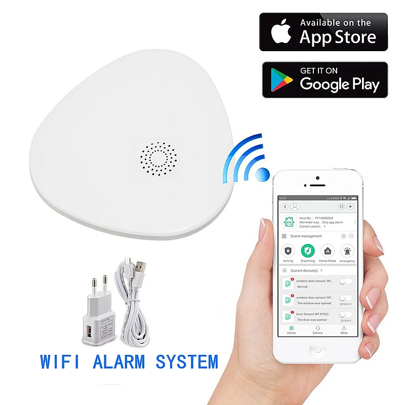 

Home Automation smart plug Wifi home security alarm system Smart home security remote control switch linkage sensors