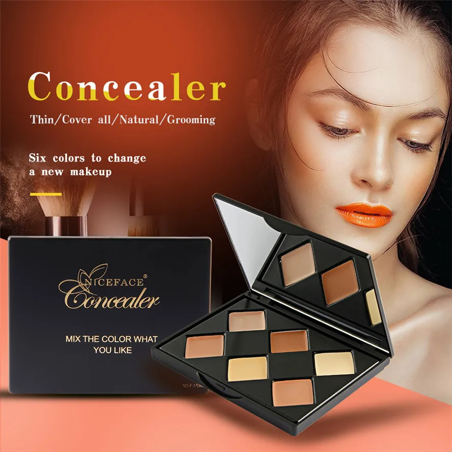 Buy New 6 Colors Face Makeup Concealer Cream NICEFACE