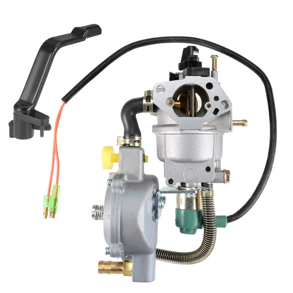 

UXCELL Dual Fuel Carburetor LPG NG Conversion Kit For Gasoline Generator 4.5-5.5KW GX390 188F w Manual Choke Generators Parts