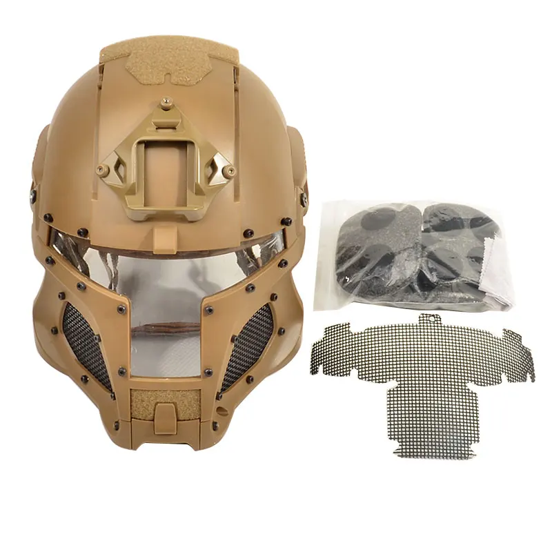 

Tactifans Military Ballistic Helmet Side Rail NVG Shroud Transfer Base Dial Knob Outdoor Sport Army Combat Airsoft Paintball