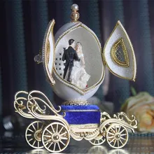 Высокое качество deluxe яичной скорлупы Вырезка пара балерина Музыкальная Шкатулка музыкальная Коробки для благородный свадебный подарок Любовь Обувь для девочек День святого Валентина