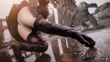 

fabric poster (no frame) Nier Automata robot cosplay Atka pantsu No. 2 Yorha Android TMD632 wall art room decoration home decor