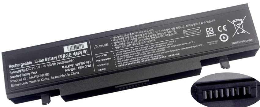 Аккумулятор для ноутбука samsung NP300 NP300E5A NP300E5A NP300V5AH NP350 NP270E5E NP350V5C NP350E7C AA-PB9NC6B AA-PB9NS6B