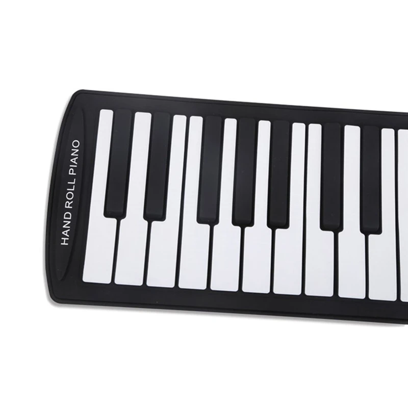 ADDFOO портативная 61 клавишная Гибкая скручивающаяся пианино USB MIDI электронная