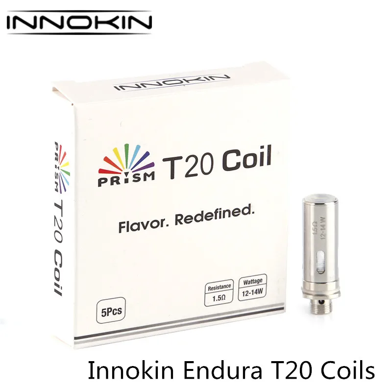 

5pcs/lot Innokin Endura T20 Coil Vape Kit Replacement Coils 1.5ohm Japanese Organic Cotton Coil Electronic Cigarette Atomizer