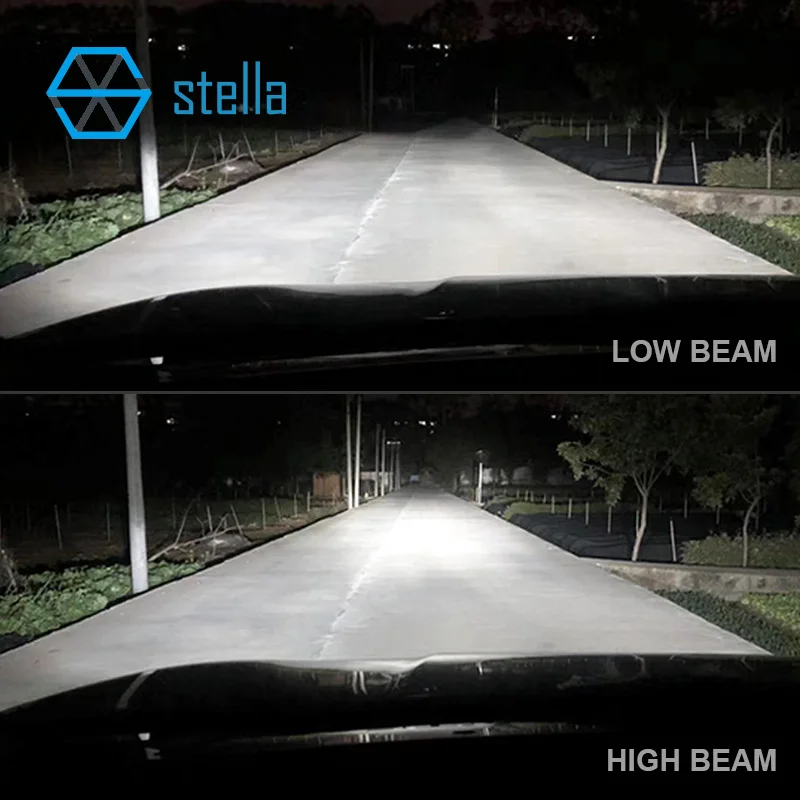 Stella H4/9003/HB2 светодиодные лампы для передних фар 12V 24V 70W 11600LM диодные лампы для автомобилей высокого луча ближнего света Противотуманные фары Автоматическая ранг чип