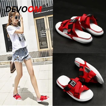 

2019 New Summer Women Slippers Outdoor Sport Sandals Beach Women Walking Shoes Flip Flops Sandalias de verano para mujer Big 40