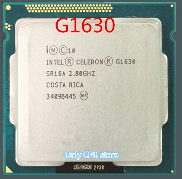 인텔 셀러론 프로세서 G1630 (2M 캐시, 2.80 GHz), 듀얼코어 CPU, LGA 1155, 100% 제대로 작동 ...