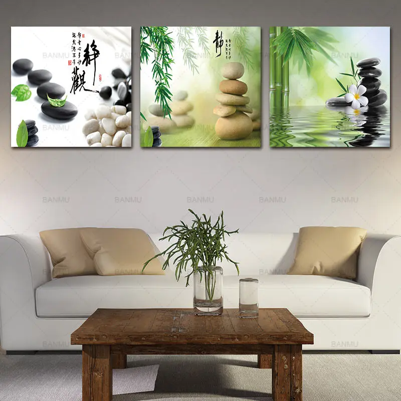 Wall Art Picture BANMU Canvas Paintings 3 Panels Canvas Photo Prints
