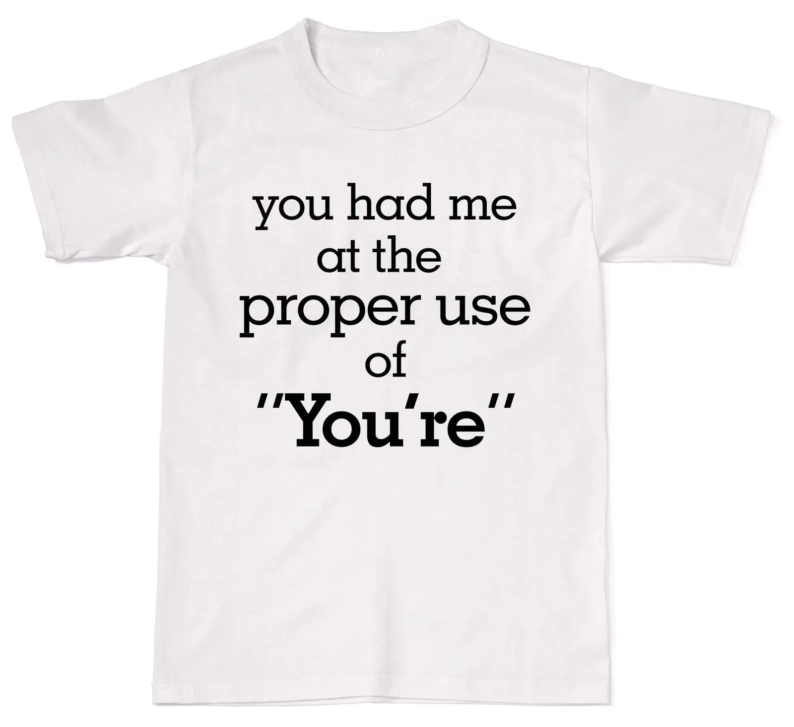 Мужская хлопковая футболка You're Grammar Футболка для правильного использования 2019