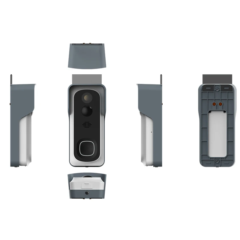 Prerecorded Quick Responses Wireless WiFi 1080P Video Doorbell Cloud Storage 128G TF Card Door Bell with Battery and Chime