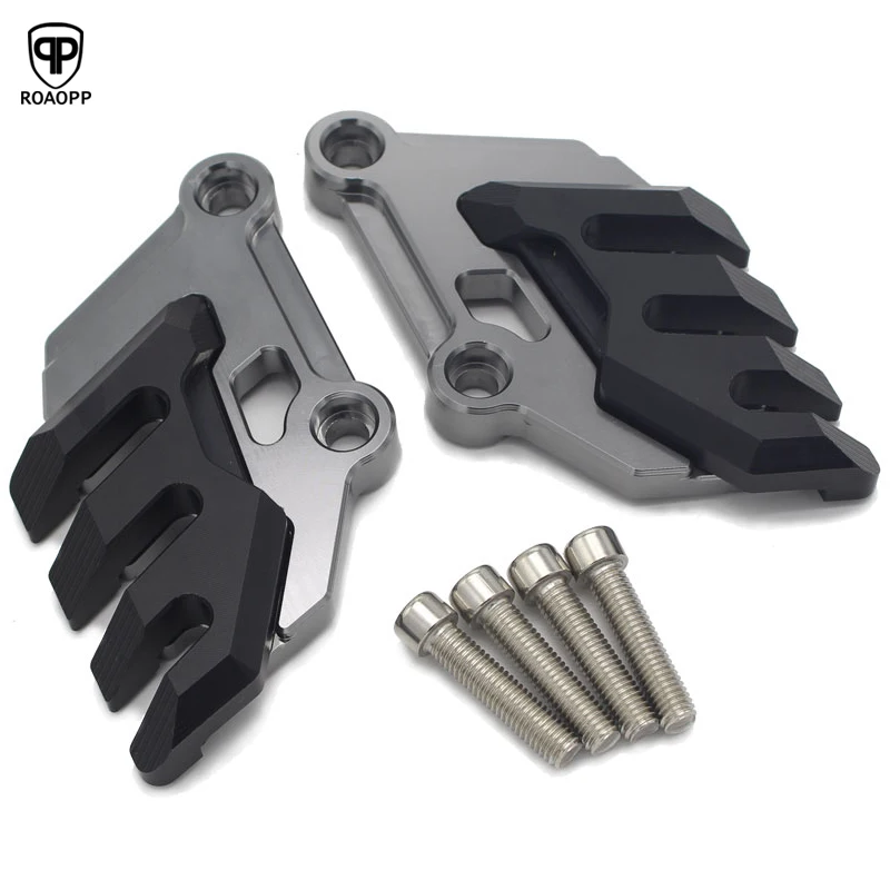 

ROAOPP Motorcycle Accessories CNC Aluminum Front Brake Disc Caliper Brakecaliper Guard Protector Cover For KAWASAKI Z900 2017