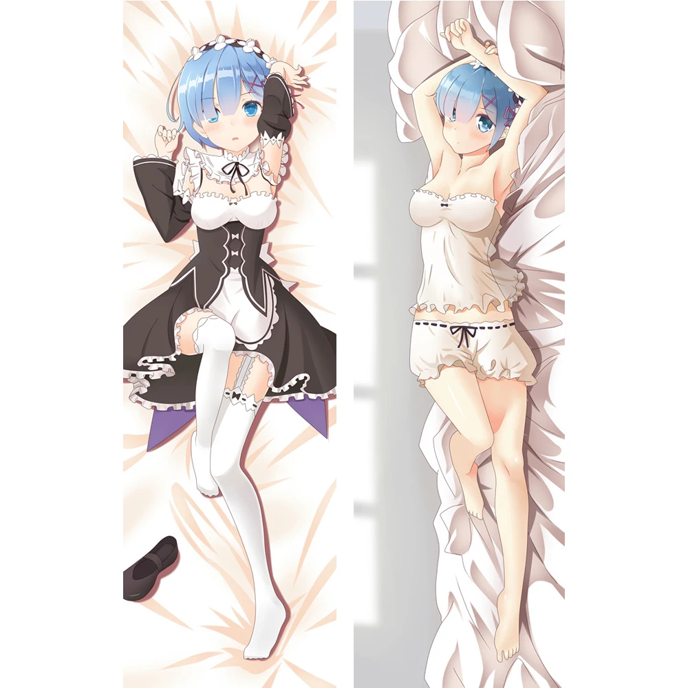 Re: Zero Dakimakura Re: жизнь в другом мире от Zero Rem Наволочка Чехол