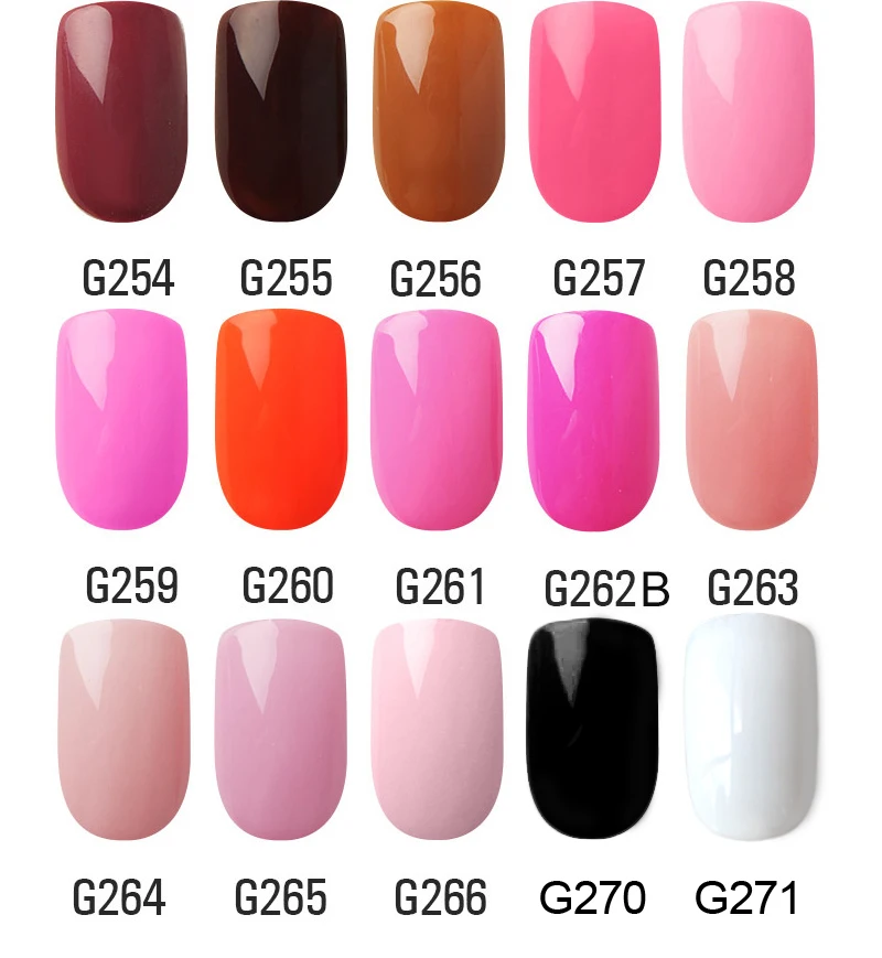 Gel Varnishes Set With LED Lamp Everything For New Learner UV Nails Polish Art Manicure Kits Include 34 PCS 4