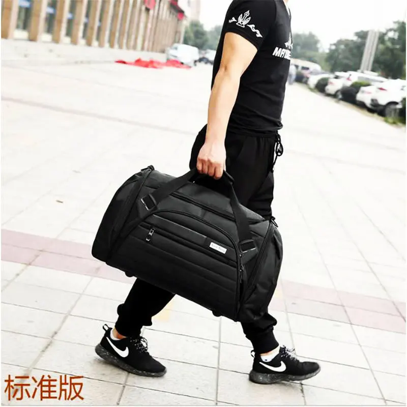 Big Outdoor Training Sport Bags Waterproof Oxford Luggage Storage Crossbody Bag Football Sports Fitness Sinlgle Shouler Bag 