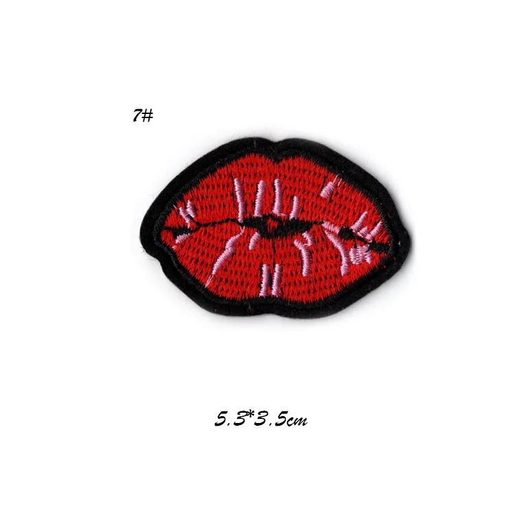 mouth lips patches for clothes 9
