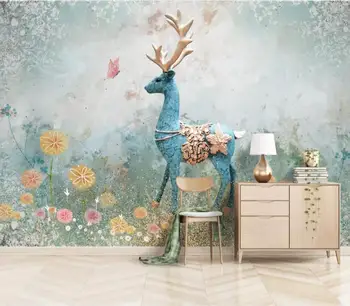 

Custom 3D Wall Stickers Wallpaper animal Papel Parede 3d Bedroom Living Room Sofa TV Background Mural Wall Paper
