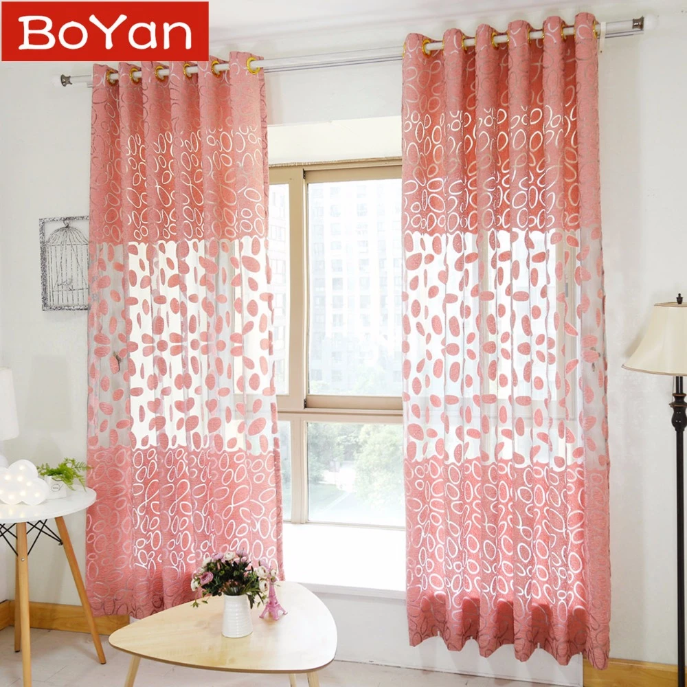 lo ultimo en 2 colores modernas cortinas florales bonitas para ventana para sala de estar bonitas flores blancas tul transparente ropa de cama