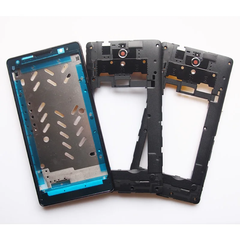 

BaanSam New Front Frame LCD Screen Frame Middle Frame Housing Case For Huawei G700 G710C With Antenna+Power Volume Buttons