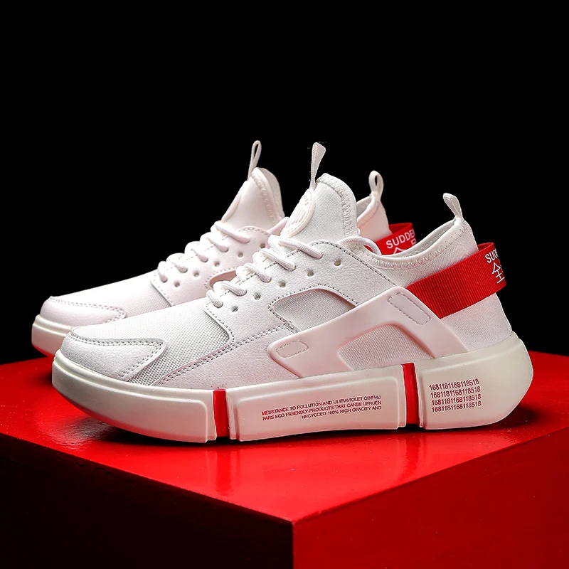 

2019 New Style Men High Quality Breathable Casual Shoes Men Popular Lightweight Sneakers Male Comfortable Flat Walking Shoes