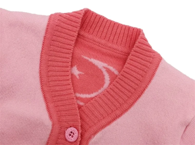 Bear Knitted Baby Sweater Infant Boys Sweater Cardigan Long Sleeve V-Neck Baby Sweater For Girls Autumn Winter Baby Boy Clothing (9)