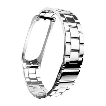 

Mi Band 3/4 Wriststrap Steel Strap Bracelet Band Wriststrap Belt for Xiaomi Mi Band 3/4 DU55