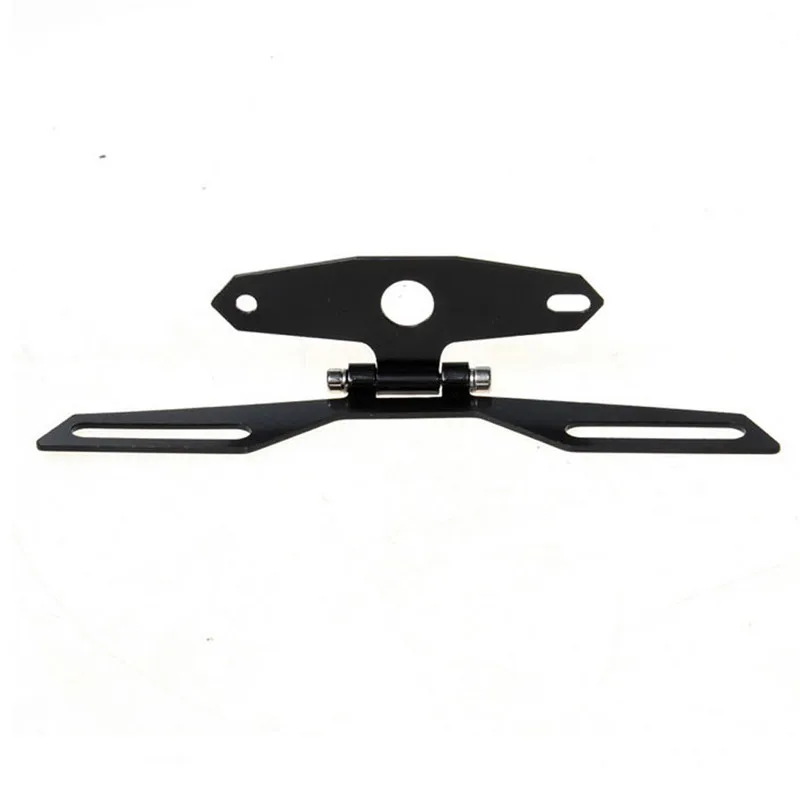

kongyide Motorcycle bracket Motorcycle Adjustable Folding License Plate Holder Tail Rear Light Bracket Mount mar9