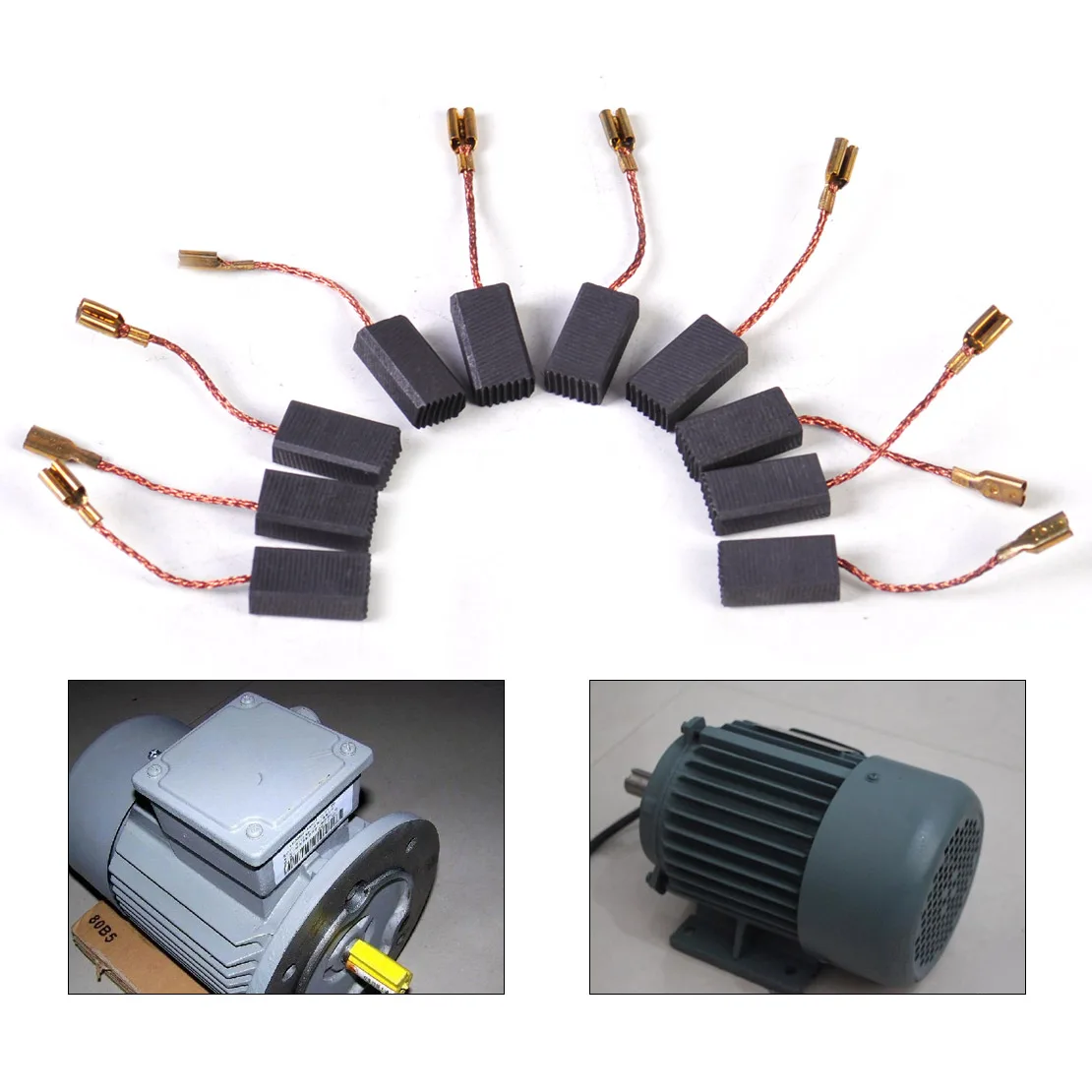 LETAOSK New 10pcs Carbon Brushes Replacement Tool fit for BOSCH GWS 580 GWS 850 C GWS 7-115 GWS 8-125 GWS 9-150CS GWS6-100 D11