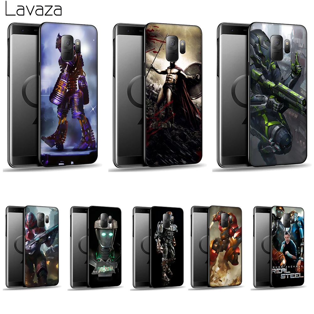 

Lavaza Real Steel Soft Case for Galaxy S6 S7 Edge S8 S9 S10 Plus S10e Note 8 9 A3 A5 2017 J6 A6 Plus A8 A9 2018