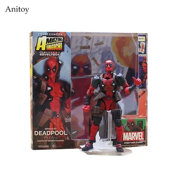 

Marvel Toys SCI-FI No.001 Deadpool Figure PVC Figures Marvel Statue Deadpool Toys Figurine Collectible Model Toy 15cm