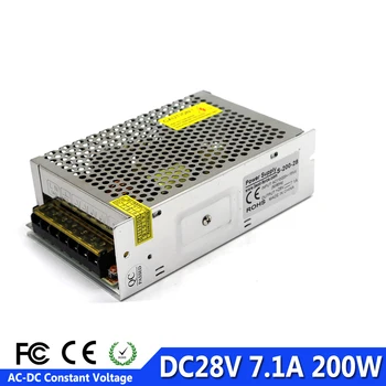 

Regulated Switching power supply DC28V 7.1A 200W Driver Adapter Transformer 110V 220V AC-DC 28V SMPS For CNC Machine LED CCTV