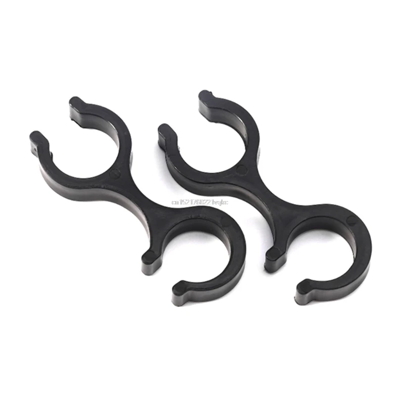 

2pcs Walking Stick Buckle Trek Basket Rubber Tip Carbon Fiber Hike Poles Clasp
