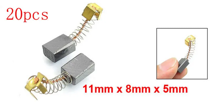 Угольные щетки пружинного типа 11x8x5 мм 20 шт. для Makita 4510 9035 | Инструменты