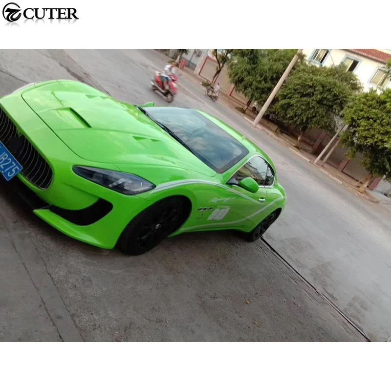

GT DMC style Car body kit PP front bumper rear bumper diffuser side skirts side fenders for Maserati GT