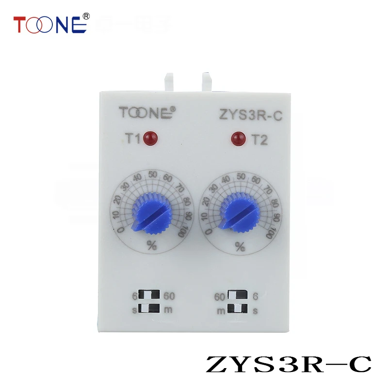 

ZYS3R Infinite Power Dual Control Dual Cycle Delay Time Relay Timer ST3PR 1S 10S 30M 60M
