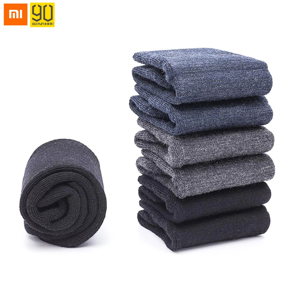 

Original Xiaomi 90FUN Casual Merino Wool Socks Keep Warm Soft Breathable Sock For Man Woman 1 Pair
