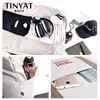 TINYAT-Bolsa de viaje rígida para mujer y hombre, bolso de mano para viaje, equipaje ligero ► Foto 3/6