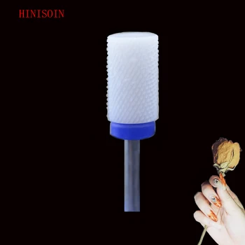 

White-15PCS -Ceramic Nail Drill Bit - Large Barrel Bit - (0082.066)